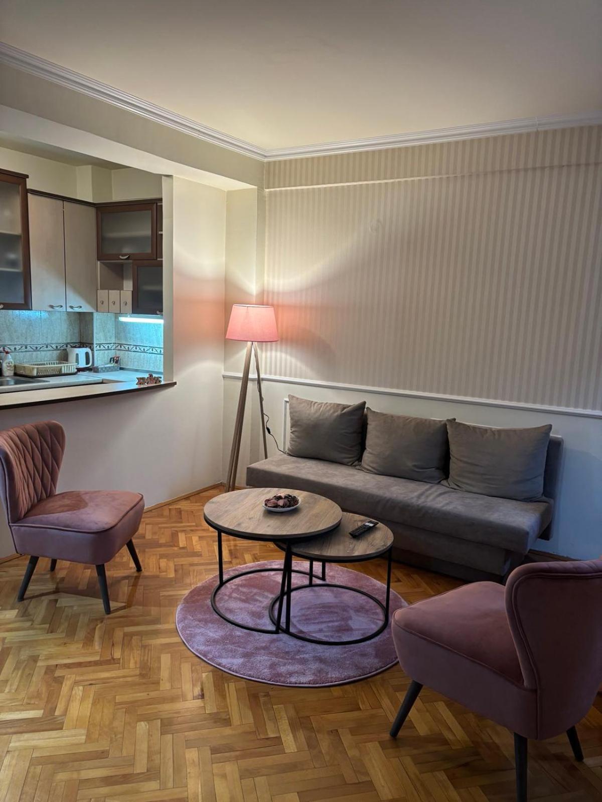 Lovely Square Apartment Purple Velvet Skopje Eksteriør billede